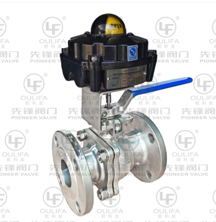 Insulated Signal Flanged Ball Valve Viscous Media